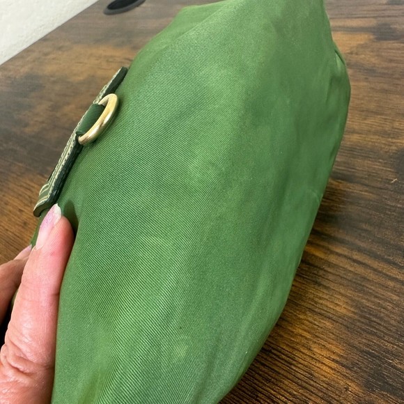 Prada Green Tessuto Cosmetic  Pouch with Certificate of Authenticity - Picture 14 of 16